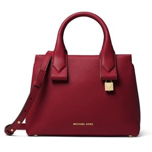 ❤️SALE❤️•MICHAEL KORS• Pebbled Leather Satchel